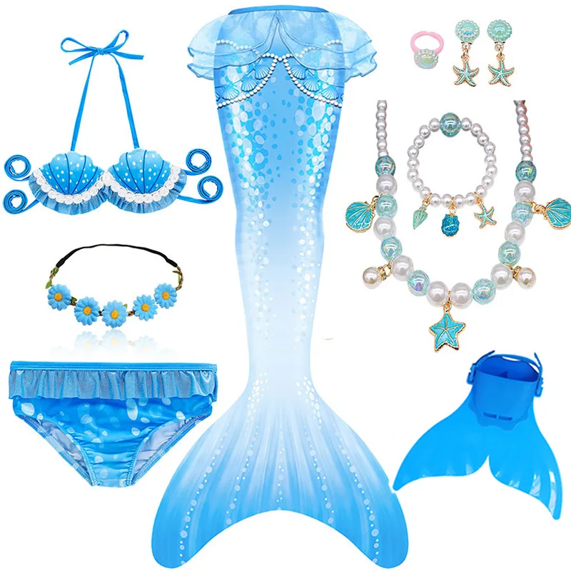 Summer Girls Swimming Mermaid Tail With Monofin Flipper Mermaid Dress Costume Cosplay Children Fantasy Bikini Princess Swimsuit
Summer Girls Swimming Mermaid Tail With Monofin Flipper Mermaid Dress Costume Cosplay Children Fantasy Bikini Princess Swimsuit