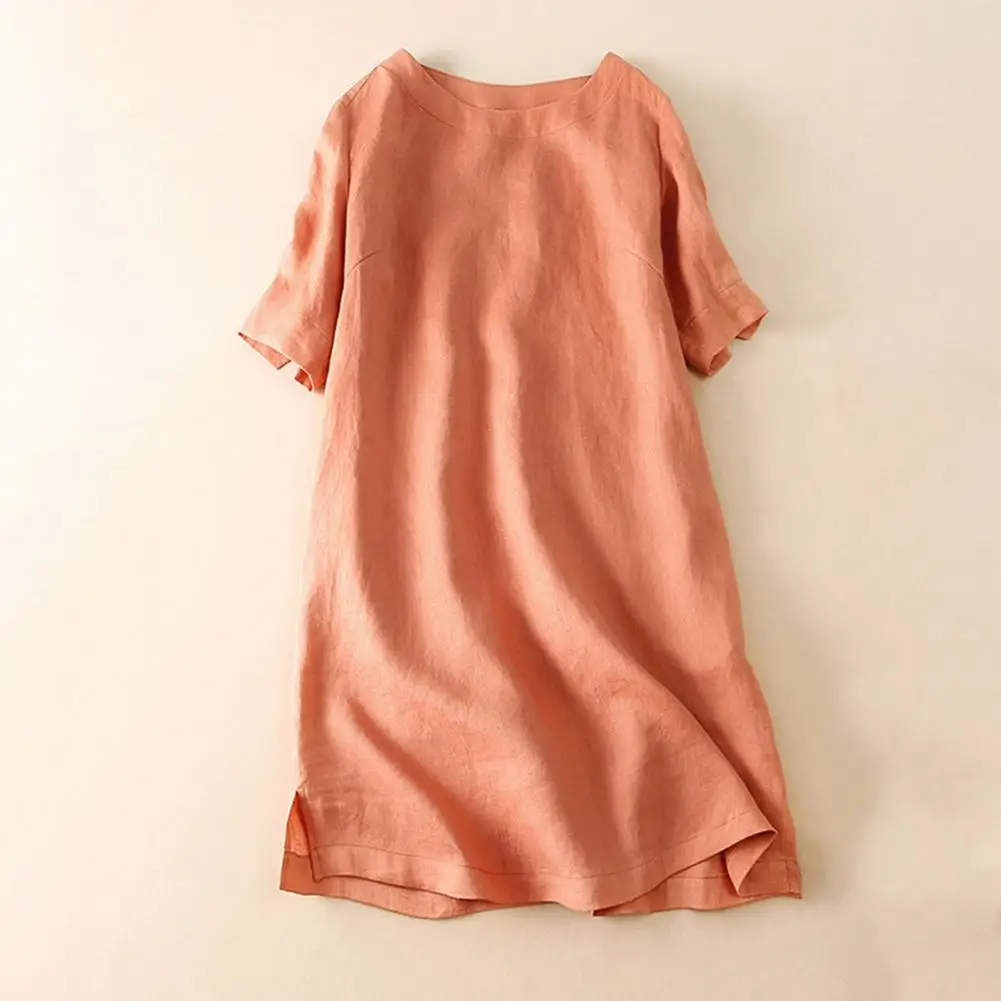 Popular Summer Dress O-Neck Comfortable Women Dress Simple Casual A-Line Pullover Dress
Popular Summer Dress O-Neck Comfortable Women Dress Simple Casual A-Line Pullover Dress