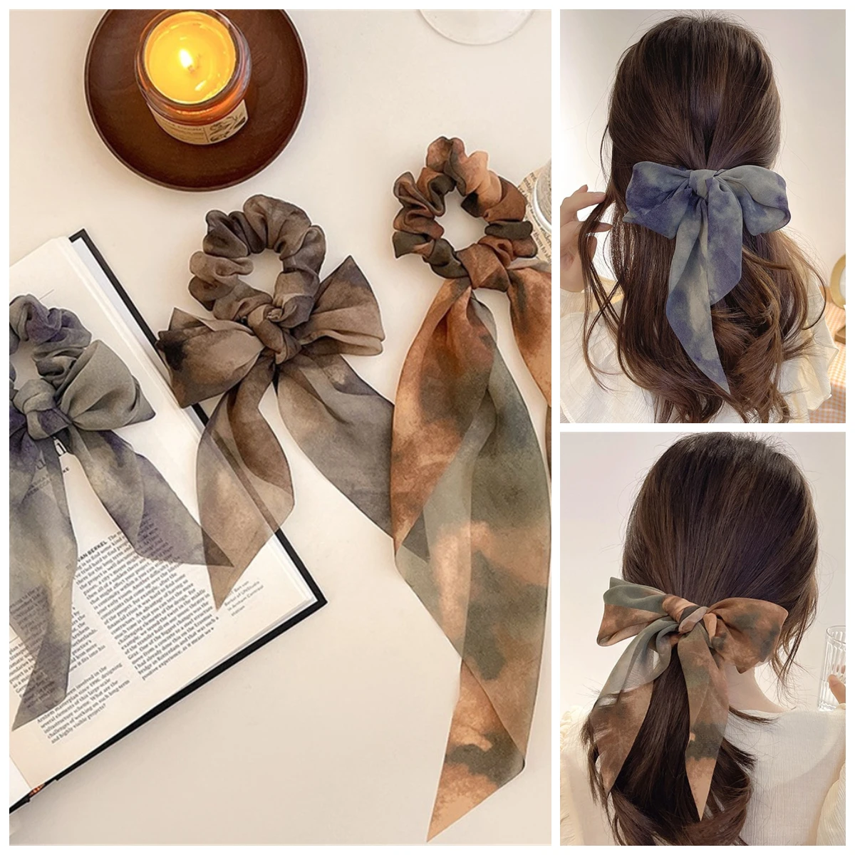 New Long Hair Ties Ponytail Holder Rope Elastic Hair Bands Bow Streamer Scrunchie Hair Tie Hairband Hair Accessories
New Long Hair Ties Ponytail Holder Rope Elastic Hair Bands Bow Streamer Scrunchie Hair Tie Hairband Hair Accessories