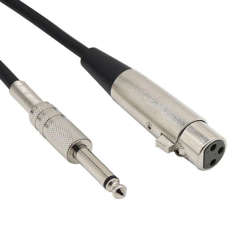 Double Single Track Microphone Wire Cord XLR Female Male To Jack 6.35 / 6.5 Mm Male Plug Audio Lead for Shure Wired Microphone
Double Single Track Microphone Wire Cord XLR Female Male To Jack 6.35 / 6.5 Mm Male Plug Audio Lead for Shure Wired Microphone