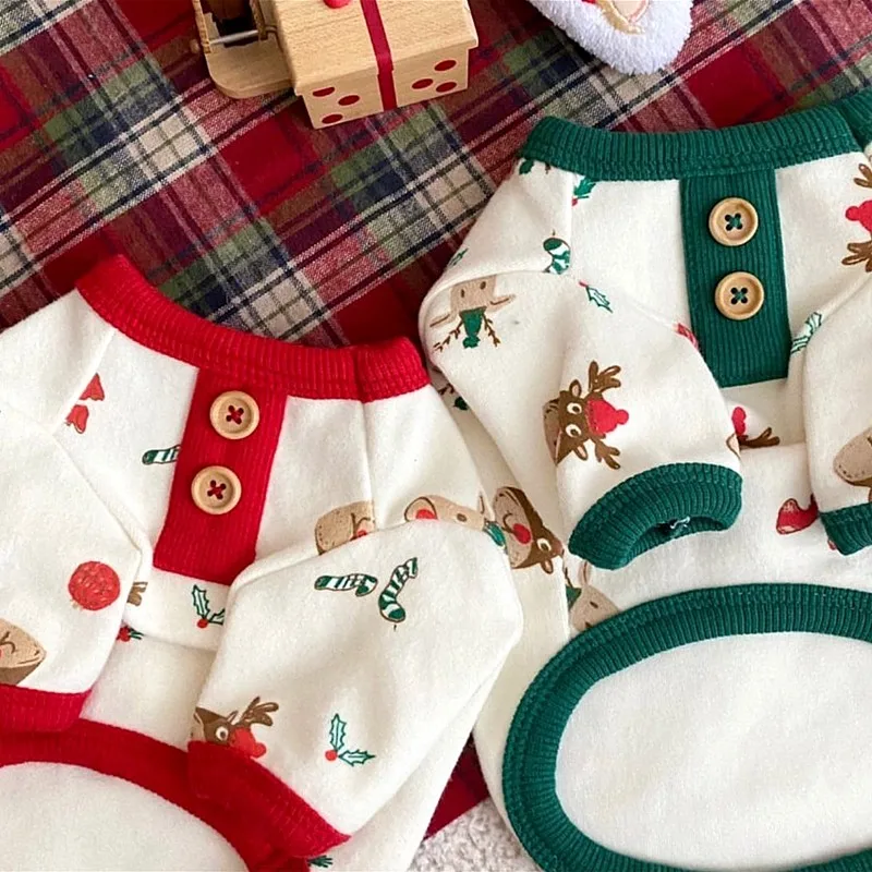 Christmas Elk Shirt Autumn Pet Dog Clothes Button Hoodies For Small Dogs Cat Puppy Pullover Flecce Warm Dogs Clothing Ropa Perro
Christmas Elk Shirt Autumn Pet Dog Clothes Button Hoodies For Small Dogs Cat Puppy Pullover Flecce Warm Dogs Clothing Ropa Perro