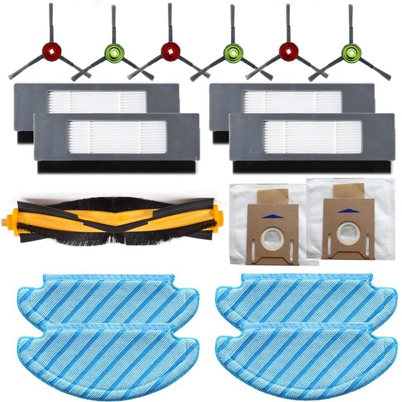 HOT!-Replacement Accessories For Ecovacs Deebot OZMO 920 950 T5 T8 N8 T9 Yeedi 2 Hybrid Vacuum Cleaner
HOT!-Replacement Accessories For Ecovacs Deebot OZMO 920 950 T5 T8 N8 T9 Yeedi 2 Hybrid Vacuum Cleaner