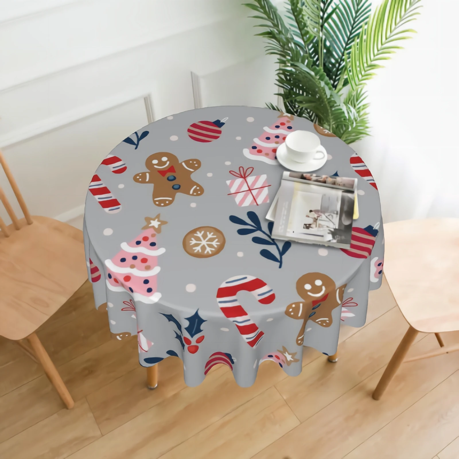 Christmas Pattern Tablecloth Christmas Pattern 60 Inch Round Tablecloth Wrinkle Resistant for Party, Picnic, Tabletop
Christmas Pattern Tablecloth Christmas Pattern 60 Inch Round Tablecloth Wrinkle Resistant for Party, Picnic, Tabletop