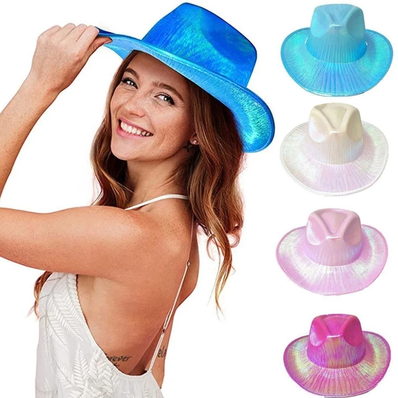 Fancy Color Cowboy Hats Face Cover for Women Men Thick Fabric Cowboy Hat with Brim Western Jazz Felt Hat Cosplay Tools
Fancy Color Cowboy Hats Face Cover for Women Men Thick Fabric Cowboy Hat with Brim Western Jazz Felt Hat Cosplay Tools
