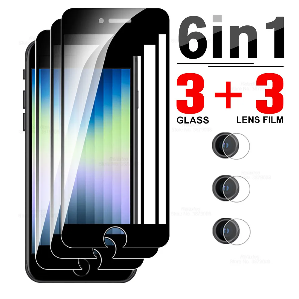 6 в 1, защитная пленка для экрана iphone SE 2022, защитное стекло Aifon s, e, se3, 3nd, Aiphone se, se2022, защитная пленка для объектива камеры
6 в 1, защитная пленка для экрана iphone SE 2022, защитное стекло Aifon s, e, se3, 3nd, Aiphone se, se2022, защитная пленка для объектива камеры