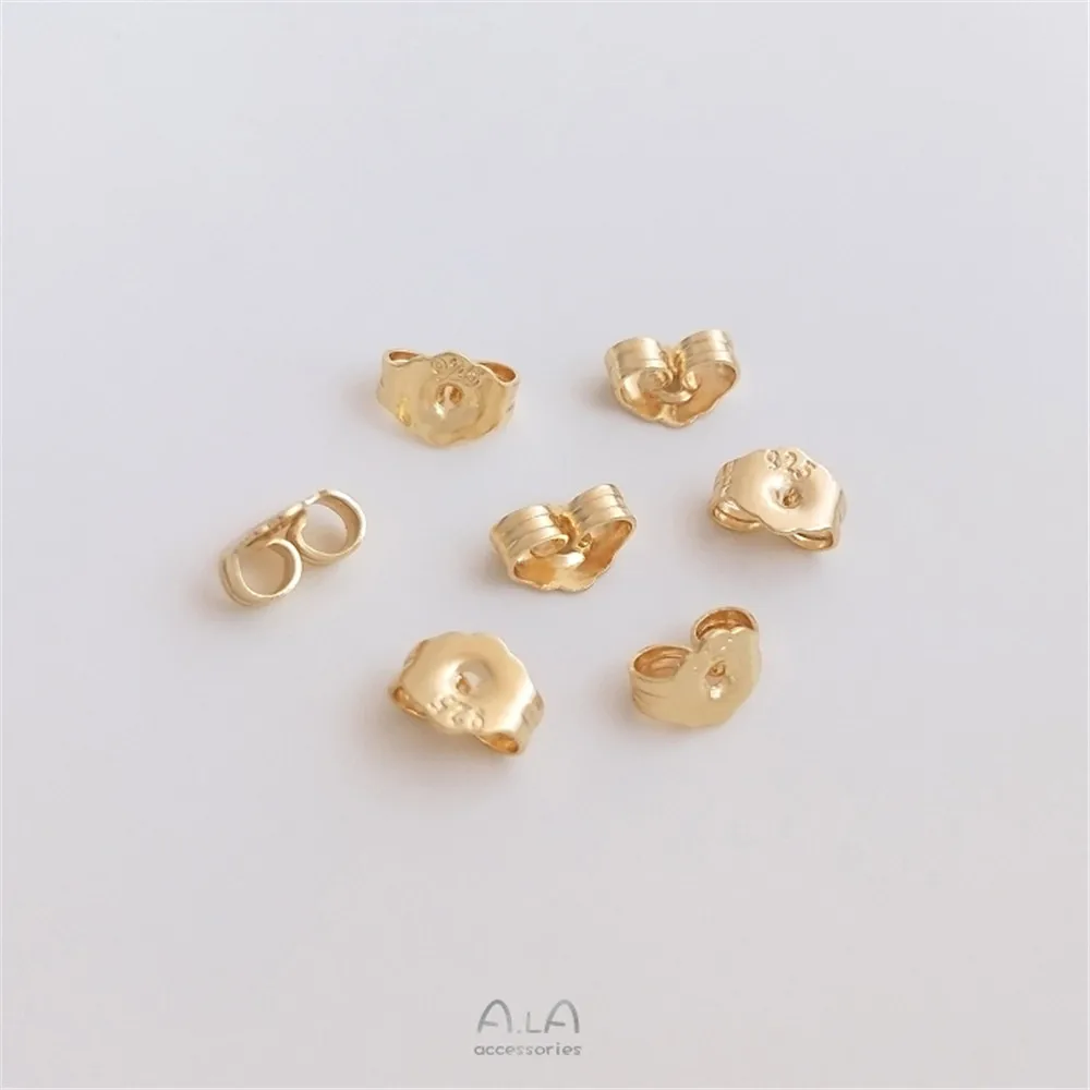 Steel seal 925 Butterfly earplugs 14K copper cover real gold color preserving earplugs Handmade DIY earring accessories
Steel seal 925 Butterfly earplugs 14K copper cover real gold color preserving earplugs Handmade DIY earring accessories
