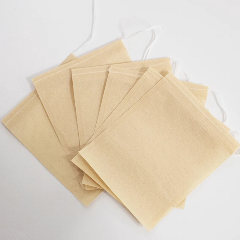 100Pcs Teabags Biodegradable Paper Tea Bag Drawstring Eco-Friendly Filter Empty Tea Bags Loose Leaf Tea Powder Herbal Medicine
100Pcs Teabags Biodegradable Paper Tea Bag Drawstring Eco-Friendly Filter Empty Tea Bags Loose Leaf Tea Powder Herbal Medicine