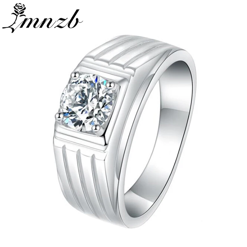 LMNZB New Fashion Simple Tibetan Silver Rings for Women Men 7mm Zirconia Imitation Diamond Wedding Engagement Jewelry Gift LM047
LMNZB New Fashion Simple Tibetan Silver Rings for Women Men 7mm Zirconia Imitation Diamond Wedding Engagement Jewelry Gift LM047