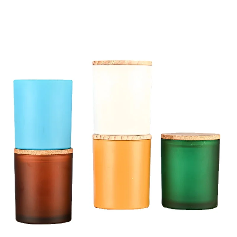 Wholesale Aromatherapy Candle Jar Candle Cup Glass Jar Color Frosted Glass Container Aromatherapy Candle Cup
Wholesale Aromatherapy Candle Jar Candle Cup Glass Jar Color Frosted Glass Container Aromatherapy Candle Cup