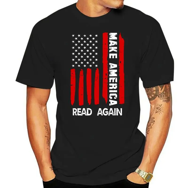 Забавный наряд, подарок 4 июля, футболка с надписью «Make America Read Again», футболки для взрослых, хлопковый топ, крутые популярные футболки
Забавный наряд, подарок 4 июля, футболка с надписью «Make America Read Again», футболки для взрослых, хлопковый топ, крутые популярные футболки