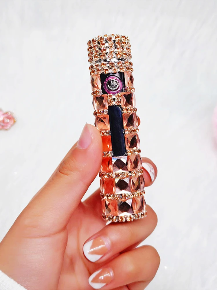 New Diamond Touch Screen Plasma Lighter USB Charging Double Arc Lighter Portable Male and Female Cigarette Accessories Gift
New Diamond Touch Screen Plasma Lighter USB Charging Double Arc Lighter Portable Male and Female Cigarette Accessories Gift