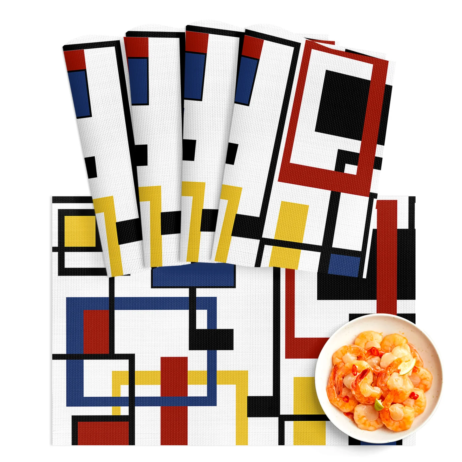 4/6Pcs PVC Placemats Nordic Retro Medieval Geometric Abstract Colorful Dining Disc Pads Bowl Coasters Plate Kitchen Table Mats
4/6Pcs PVC Placemats Nordic Retro Medieval Geometric Abstract Colorful Dining Disc Pads Bowl Coasters Plate Kitchen Table Mats