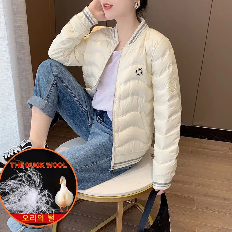 White Duck Down Women's Golf Clothing Korea Fashion Eiderdown Tops Golf Coat Winter Keep Warm Duck Feather Ladies Golf Jacket
White Duck Down Women's Golf Clothing Korea Fashion Eiderdown Tops Golf Coat Winter Keep Warm Duck Feather Ladies Golf Jacket