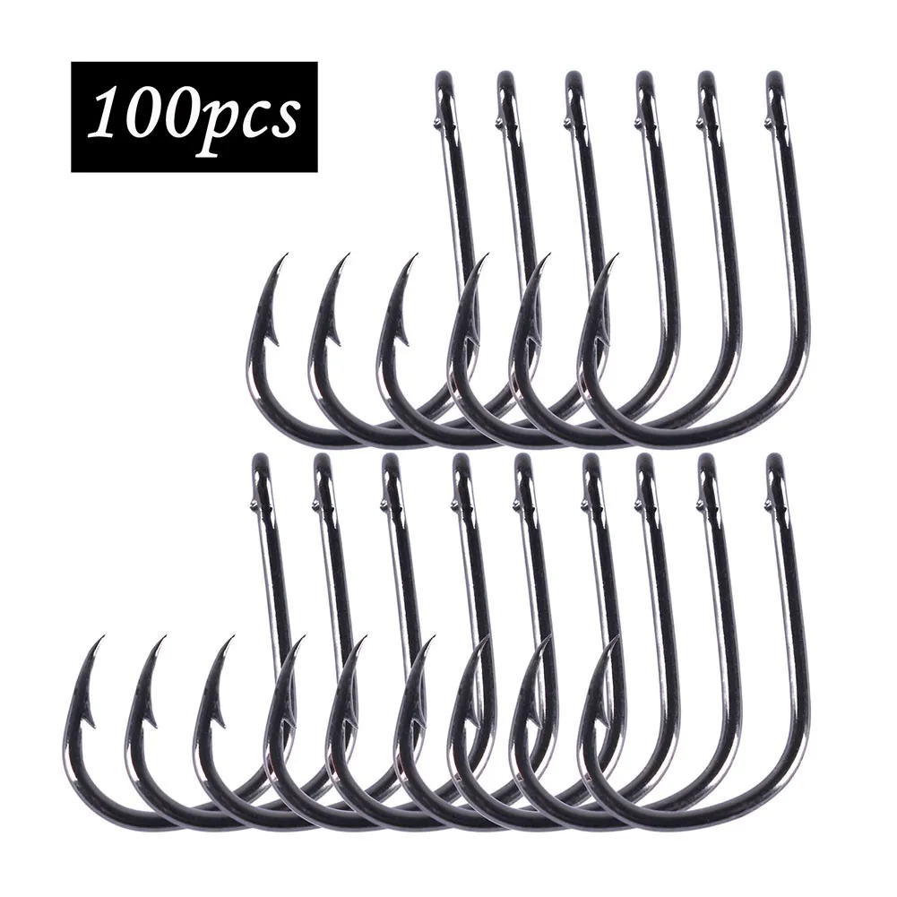 100pcs 3# 4# 5# 6# 7# 8# 9# 10# 11# 12# Professional Fish Hooks High-carbon Steel With Ring Fishing Gear Supplies
100pcs 3# 4# 5# 6# 7# 8# 9# 10# 11# 12# Professional Fish Hooks High-carbon Steel With Ring Fishing Gear Supplies
