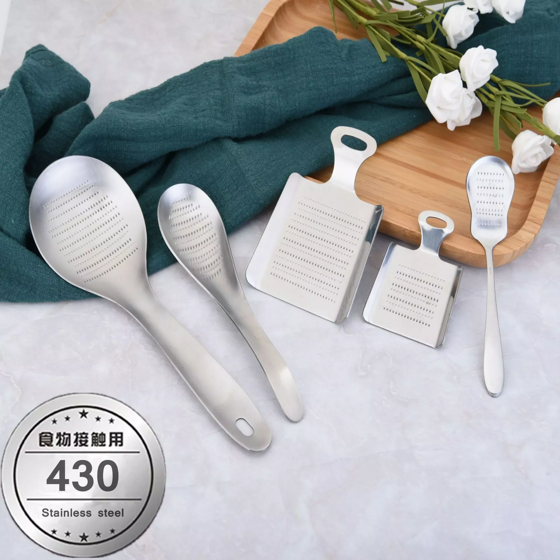 Stainless steel ginger grinder Mustard grinder Stainless steel garlic grinder Kitchen fruit root vegetable ginger grinding tool
Stainless steel ginger grinder Mustard grinder Stainless steel garlic grinder Kitchen fruit root vegetable ginger grinding tool
