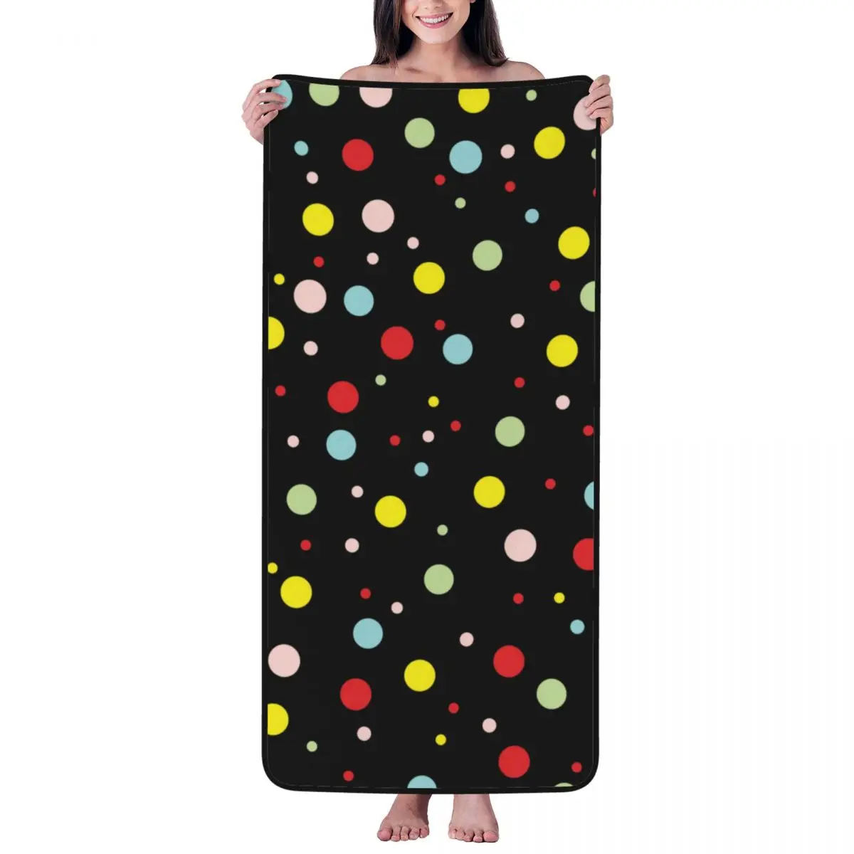 Colorful Dots Beach Towel for Adult Kids Microfiber Bath Towel Blanket for Camping Swim Pool Travel Beach Gym
Colorful Dots Beach Towel for Adult Kids Microfiber Bath Towel Blanket for Camping Swim Pool Travel Beach Gym
