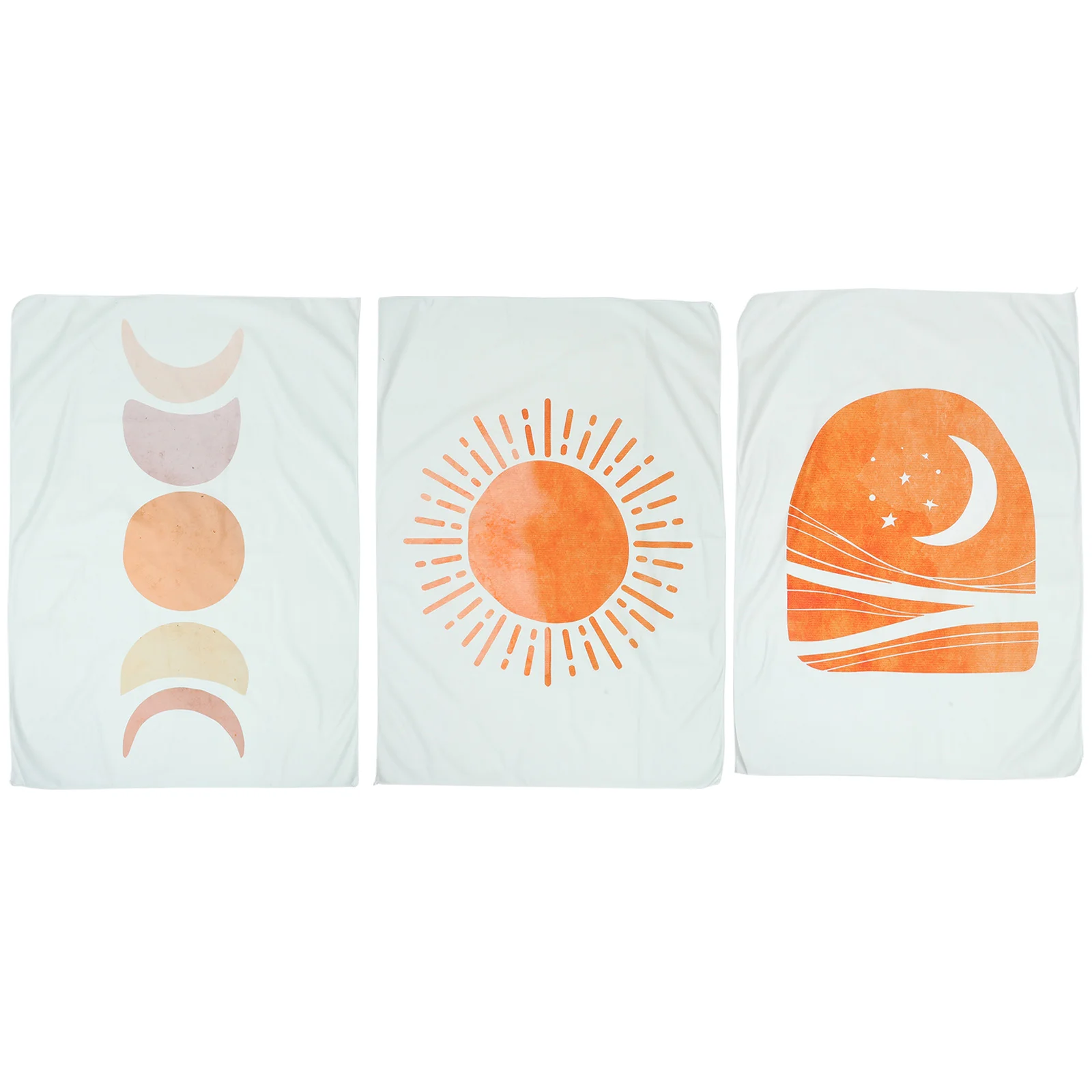 3 Sets Moon Star Sun Wall Hanging Tapestries Carpet Polyester Backdrop Tapestry Creative Bedroom Bathroom Wall Home Decor
3 Sets Moon Star Sun Wall Hanging Tapestries Carpet Polyester Backdrop Tapestry Creative Bedroom Bathroom Wall Home Decor