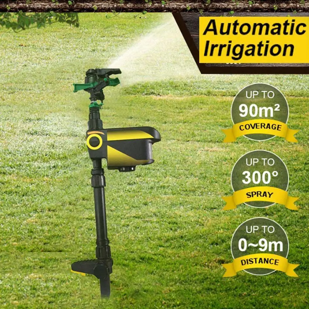 Solar Powered Motion Activated Animal Repeller Upgraded Automatic Version Sprinkler Animals Repellent Sensor Deterrent Gard X9V5
Solar Powered Motion Activated Animal Repeller Upgraded Automatic Version Sprinkler Animals Repellent Sensor Deterrent Gard X9V5