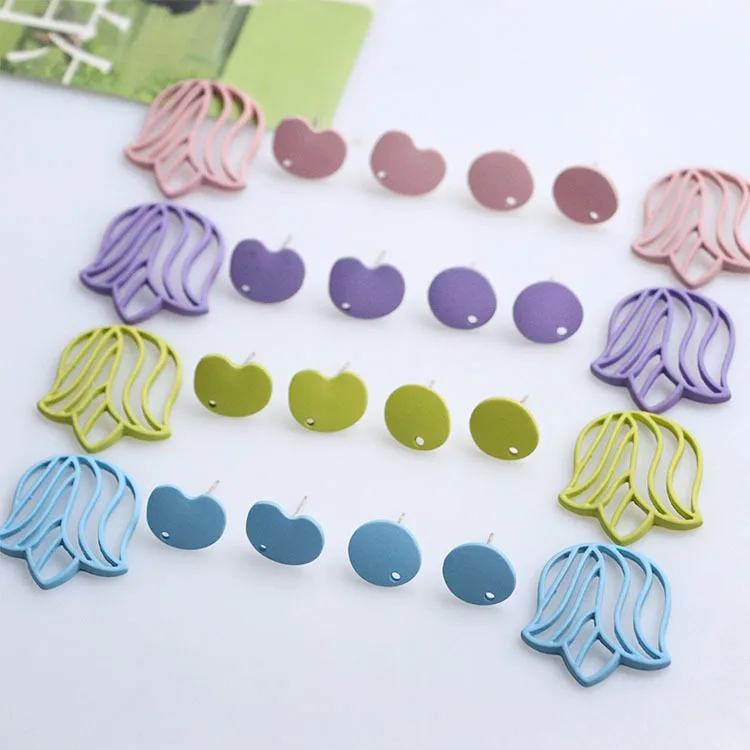 10pcs Colorful Earrings Connectors Round Leave Love Heart Earrings Base Diy Jewelry Making Findings Earring Settings Accessories
10pcs Colorful Earrings Connectors Round Leave Love Heart Earrings Base Diy Jewelry Making Findings Earring Settings Accessories