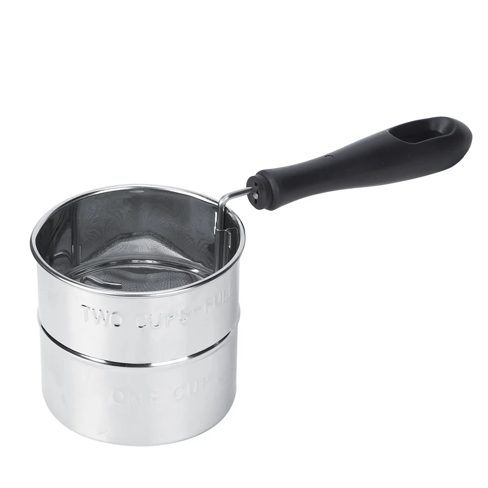 Household Single Layer Handheld Flour Powder Sifter Fine Mesh Sieve Kitchen Bakeware Supplies
Household Single Layer Handheld Flour Powder Sifter Fine Mesh Sieve Kitchen Bakeware Supplies