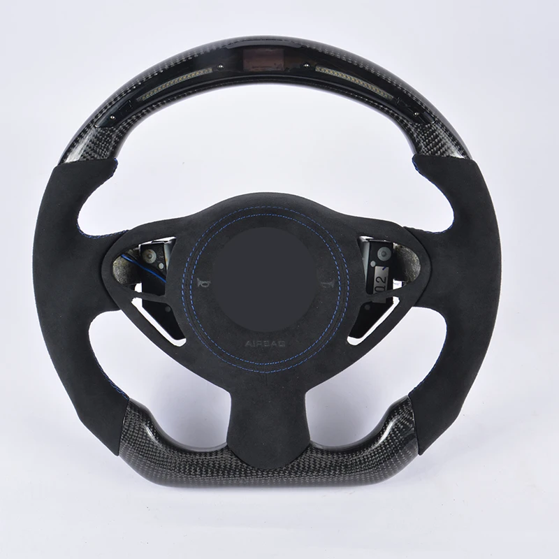 For Infini-ti FX35 ESQ FX37 QX70 Nissan 370Z 100% Carbon Fiber LED Steering Wheel 2007 2008 2009 2010 2011 2012 2013
For Infini-ti FX35 ESQ FX37 QX70 Nissan 370Z 100% Carbon Fiber LED Steering Wheel 2007 2008 2009 2010 2011 2012 2013