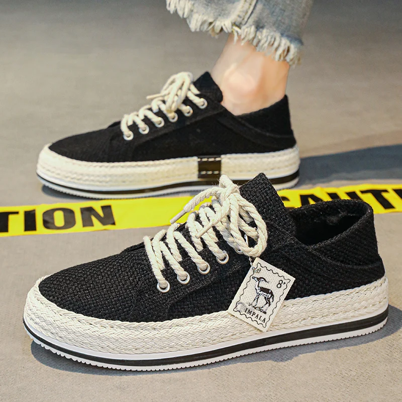 2023 New Canvas Shoe Casual Sneakers Fashion Lace Flat Comfortable Outdoor Footwear Skateboard Tenis Masculino Zapatillas Hombre
2023 New Canvas Shoe Casual Sneakers Fashion Lace Flat Comfortable Outdoor Footwear Skateboard Tenis Masculino Zapatillas Hombre