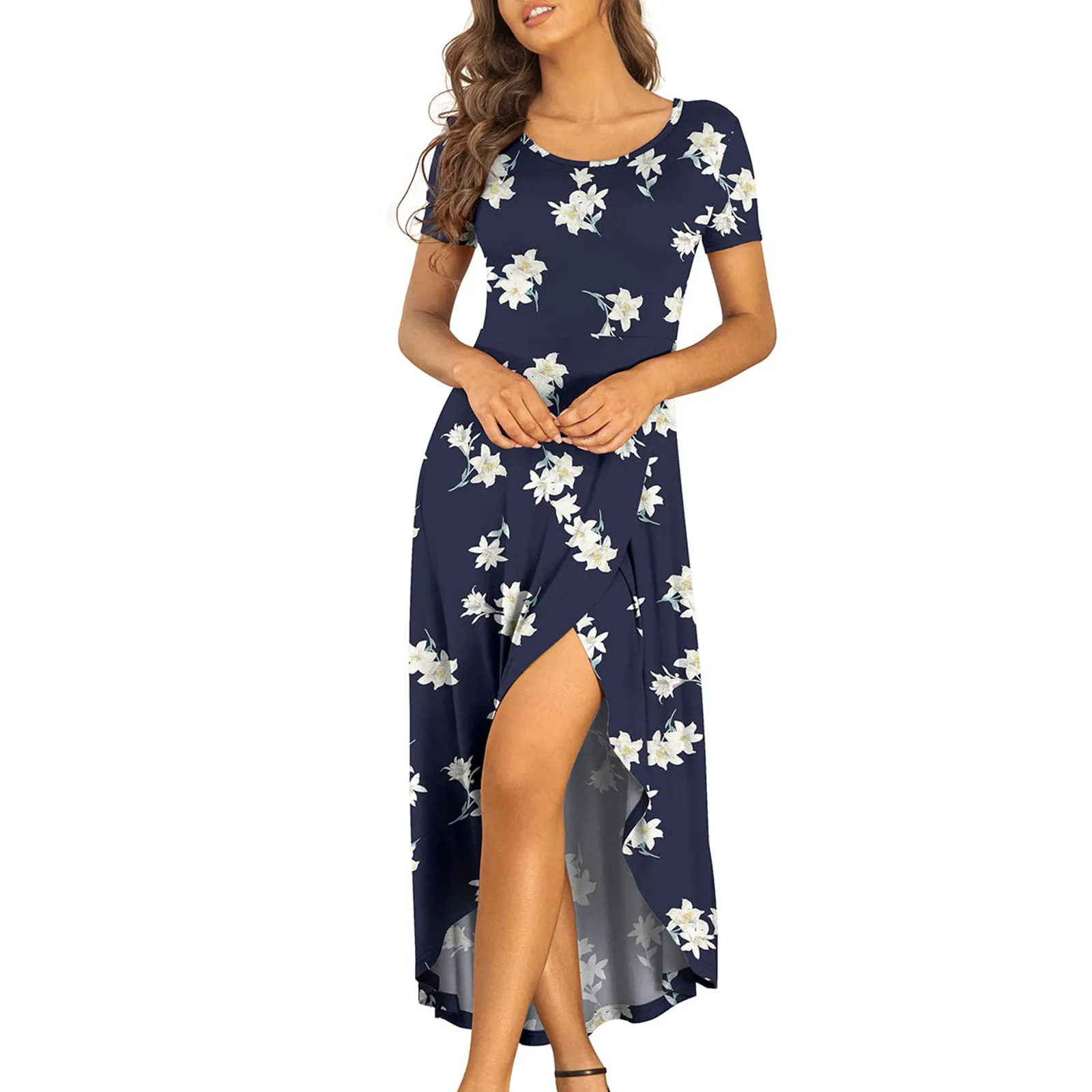 Womens Black Formal Dresses Women Summer Long Dress Short Sleeve Casual Flowy High Low Dress Long Out
Womens Black Formal Dresses Women Summer Long Dress Short Sleeve Casual Flowy High Low Dress Long Out