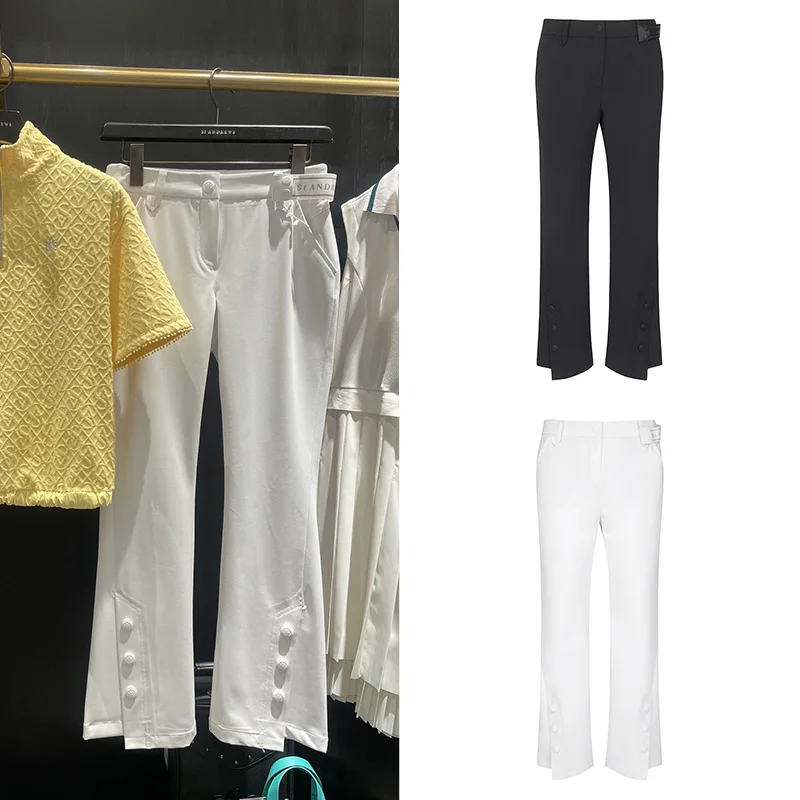 Spring/Summer Golf 23 New Women's Elastic Slim Fit Ball Pants with Twill Micro Rage Fit Mid Waist Pants
Spring/Summer Golf 23 New Women's Elastic Slim Fit Ball Pants with Twill Micro Rage Fit Mid Waist Pants