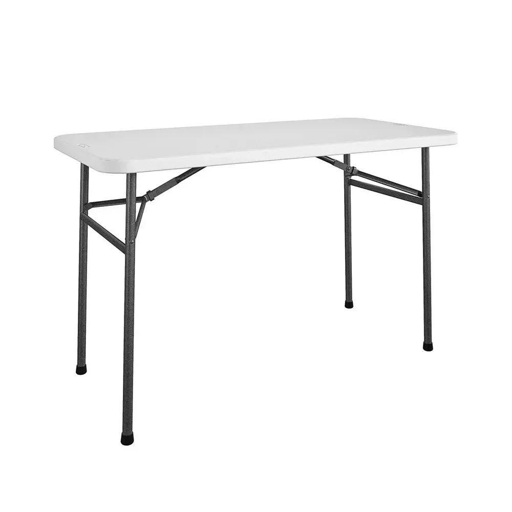 ft. Straight Folding Utility Table, White, Indoor & Outdoor, Portable Desk, Camping, Tailgating, & Crafting Table
ft. Straight Folding Utility Table, White, Indoor & Outdoor, Portable Desk, Camping, Tailgating, & Crafting Table