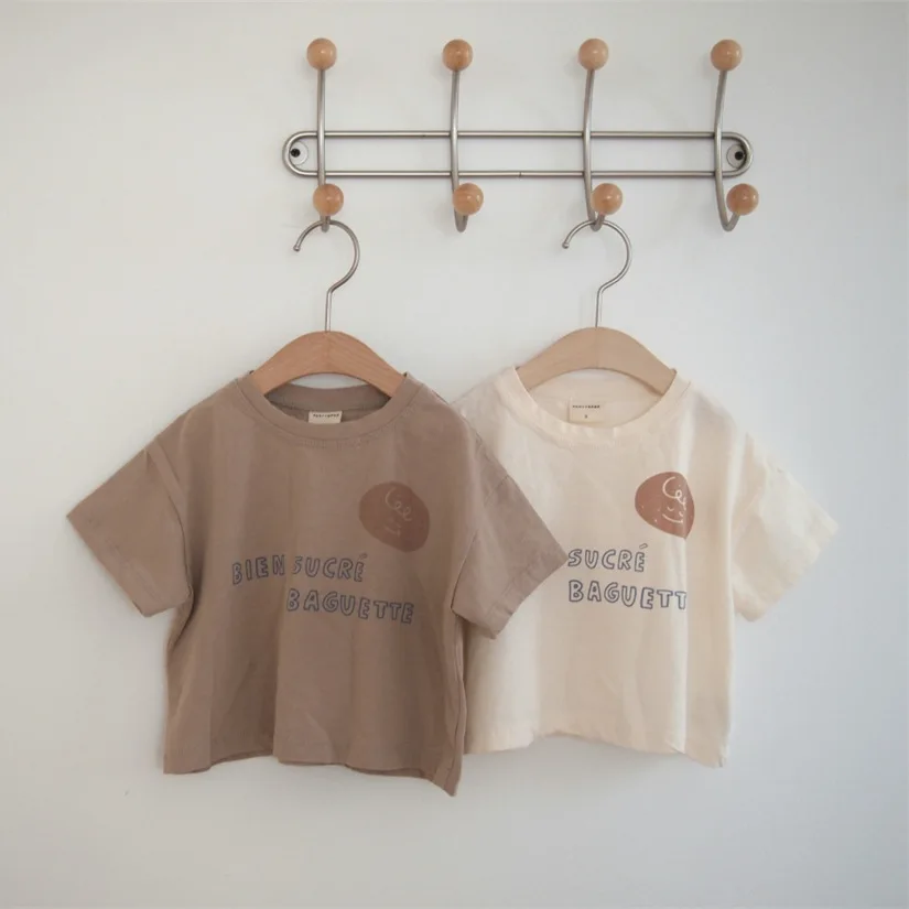 2022 Summer New Baby Short Sleeve T Shirt Letter Print Kids T Shirt Boys Girls Cute Cartoon T Shirt Cotton Baby Clothes
2022 Summer New Baby Short Sleeve T Shirt Letter Print Kids T Shirt Boys Girls Cute Cartoon T Shirt Cotton Baby Clothes