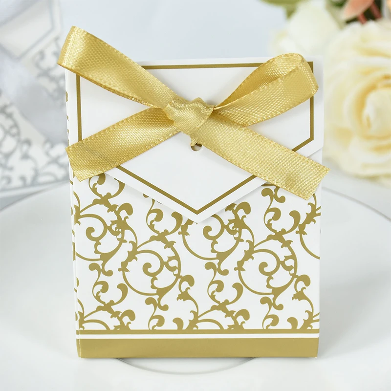 5/10/20pcs Gold Silver Paper Candy Box with Ribbon Wedding Favors Suger Gift Bag Birthday Party Decoration Baby Shower Supplies
5/10/20pcs Gold Silver Paper Candy Box with Ribbon Wedding Favors Suger Gift Bag Birthday Party Decoration Baby Shower Supplies