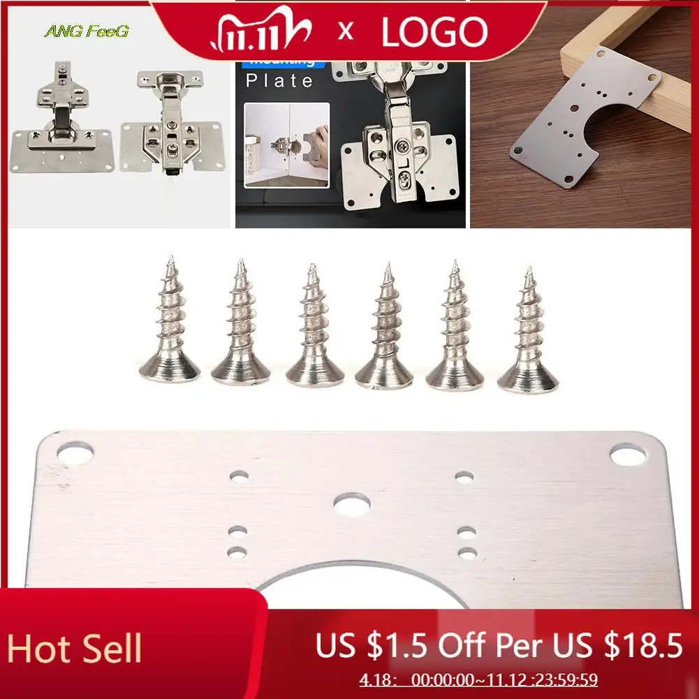 1/4/10Pcs Stainless Steel Hinge Fixing Plate Cabinet Door Repair Installer Kitchen Furniture Hardware Cupboard Repair Mount Tool
1/4/10Pcs Stainless Steel Hinge Fixing Plate Cabinet Door Repair Installer Kitchen Furniture Hardware Cupboard Repair Mount Tool