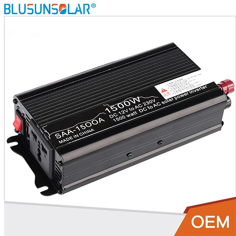300W/500W/1000W/1500W Car Power Inverters 12V 220Vac/230Vac Modified Sine Wave Inverter Charger Power Supply with USB Charger
300W/500W/1000W/1500W Car Power Inverters 12V 220Vac/230Vac Modified Sine Wave Inverter Charger Power Supply with USB Charger