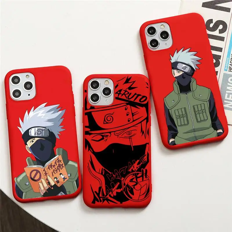 Bandai Japan Anime Naruto Kakashi Phone Case For iphone 13 12 11 Pro Max Mini XS 8 7 6 6S Plus X SE 2020 XR Red Cover
Bandai Japan Anime Naruto Kakashi Phone Case For iphone 13 12 11 Pro Max Mini XS 8 7 6 6S Plus X SE 2020 XR Red Cover