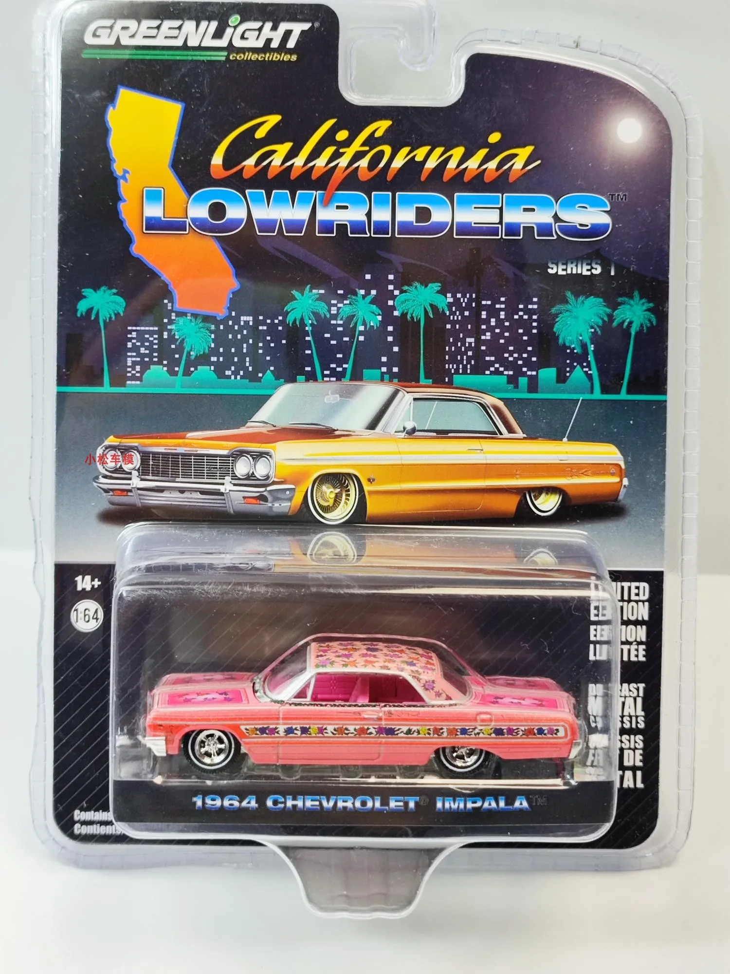 Model 1:64 1964 Chevrolet Black Spotted Antelope Low Rider - Gypsy Rose Car Model
Model 1:64 1964 Chevrolet Black Spotted Antelope Low Rider - Gypsy Rose Car Model