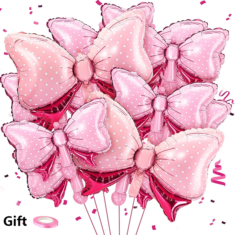 Bow Balloon Bowtie Pink Balloon Foil Pink Balloon for Wedding Bridal Shower Girl Gift Birthday Party Balloon Decoration Boy/Girl
Bow Balloon Bowtie Pink Balloon Foil Pink Balloon for Wedding Bridal Shower Girl Gift Birthday Party Balloon Decoration Boy/Girl