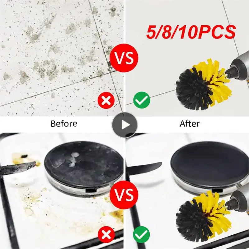 5/8/10PCS Round Plastic Bathroom Cleaning Kit Drill Brush Polisher Power Scrubber Auto Tires Cleaning With Extender
5/8/10PCS Round Plastic Bathroom Cleaning Kit Drill Brush Polisher Power Scrubber Auto Tires Cleaning With Extender
