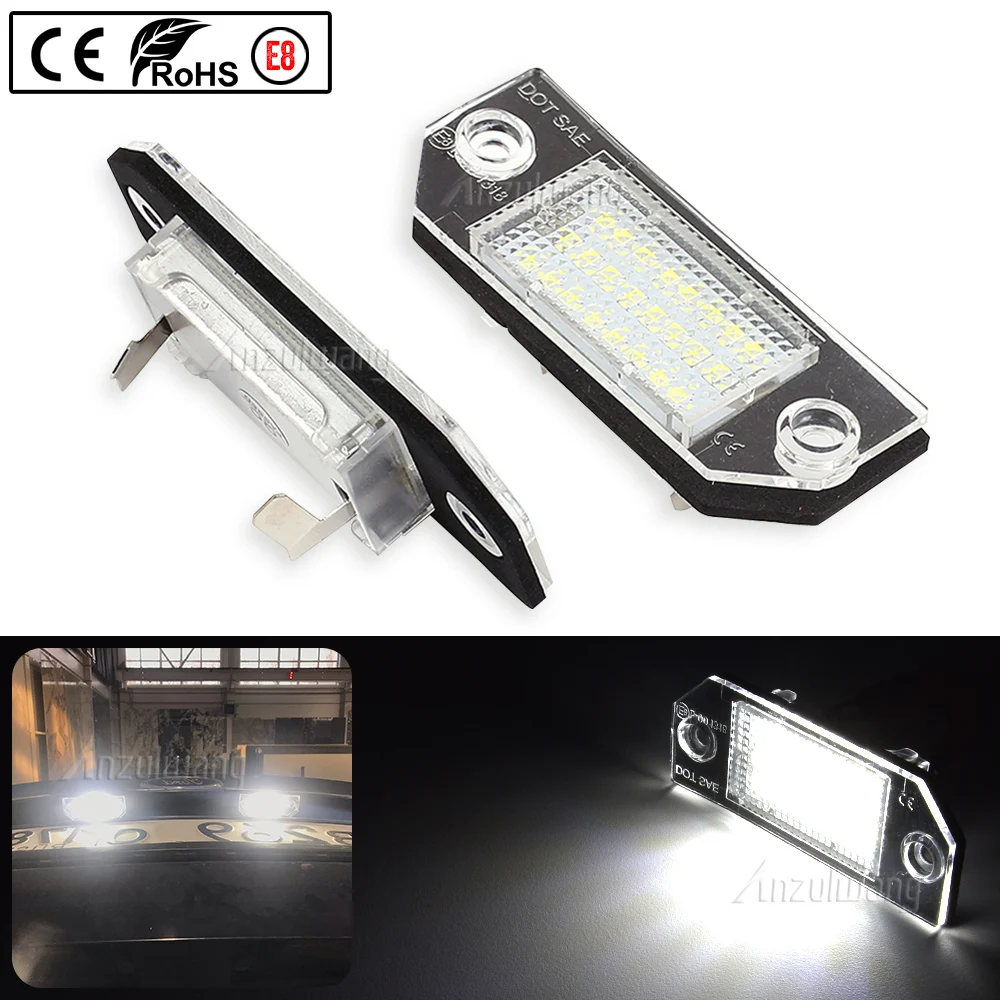 2Pcs LED Number License Plate Light Lamps Accessories For Ford Focus C-MAX MK2 03-08 Car Exterior Lighting Replacement Lights
2Pcs LED Number License Plate Light Lamps Accessories For Ford Focus C-MAX MK2 03-08 Car Exterior Lighting Replacement Lights