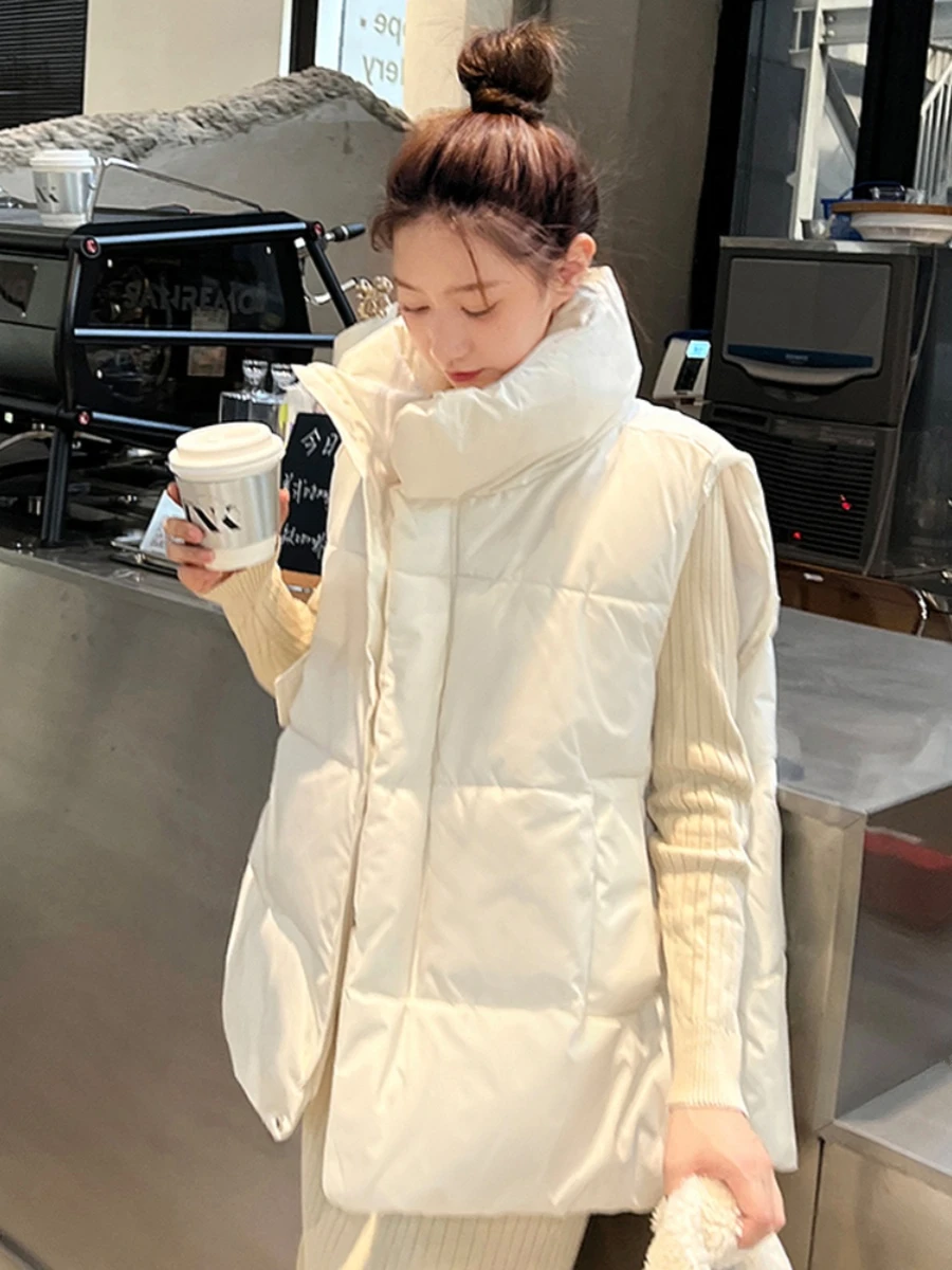 New Korean Fashion Sleeveless Cardigan Women Winter Clothes Female Woman Warm Waistcoat Casual Girls Beautiful Outerwear Vests
New Korean Fashion Sleeveless Cardigan Women Winter Clothes Female Woman Warm Waistcoat Casual Girls Beautiful Outerwear Vests