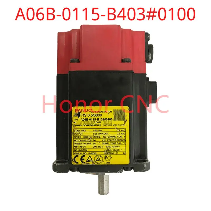 

Б/у FANUC A06B-0115-B403 #0100 FANUC A06B 0115 B403 #0100 серводвигатель переменного тока