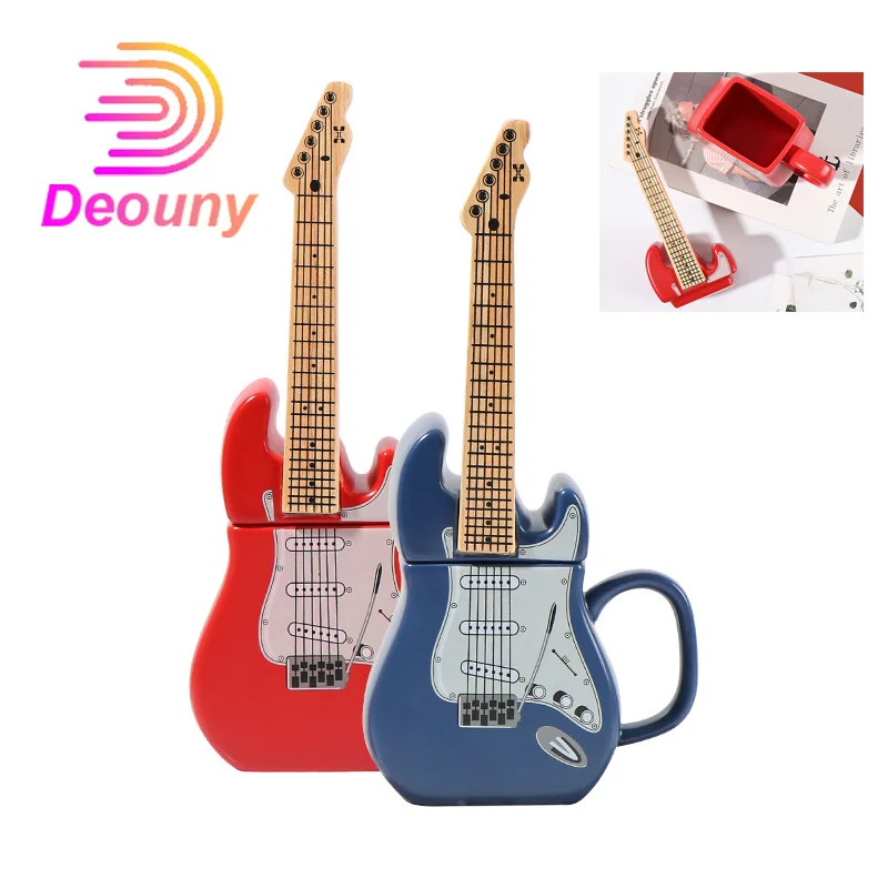 DEOUNY 450ML Creative Guitar Cup Design Mug New And Unique 3D Ceramic Cup Fashionable Craft Gift Decoration Drinkware
DEOUNY 450ML Creative Guitar Cup Design Mug New And Unique 3D Ceramic Cup Fashionable Craft Gift Decoration Drinkware