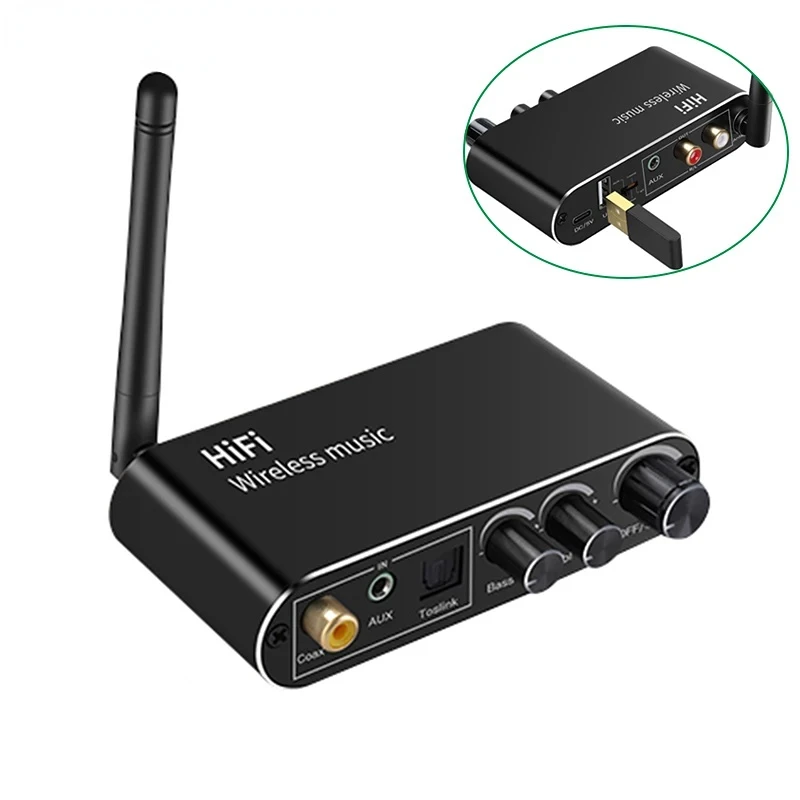 Audio Amplifier Headphone Sound Amplifier Optical Fiber Coaxial to 3.5MM Converter Car Speaker U Disk Bluetooth Receiver USB DAC
Audio Amplifier Headphone Sound Amplifier Optical Fiber Coaxial to 3.5MM Converter Car Speaker U Disk Bluetooth Receiver USB DAC