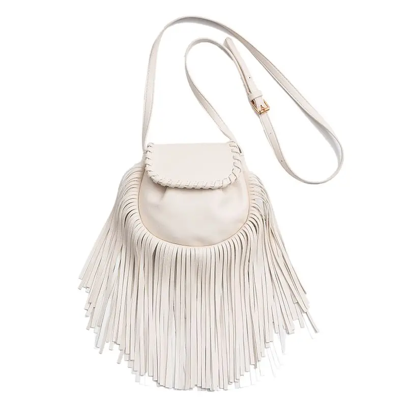 Bohemian Fringe Tassel PU Leather Fashion Vintage Women Girl Bags Women's Handbags Purses Small Women Shoulder Bags 
Bohemian Fringe Tassel PU Leather Fashion Vintage Women Girl Bags Women's Handbags Purses Small Women Shoulder Bags
