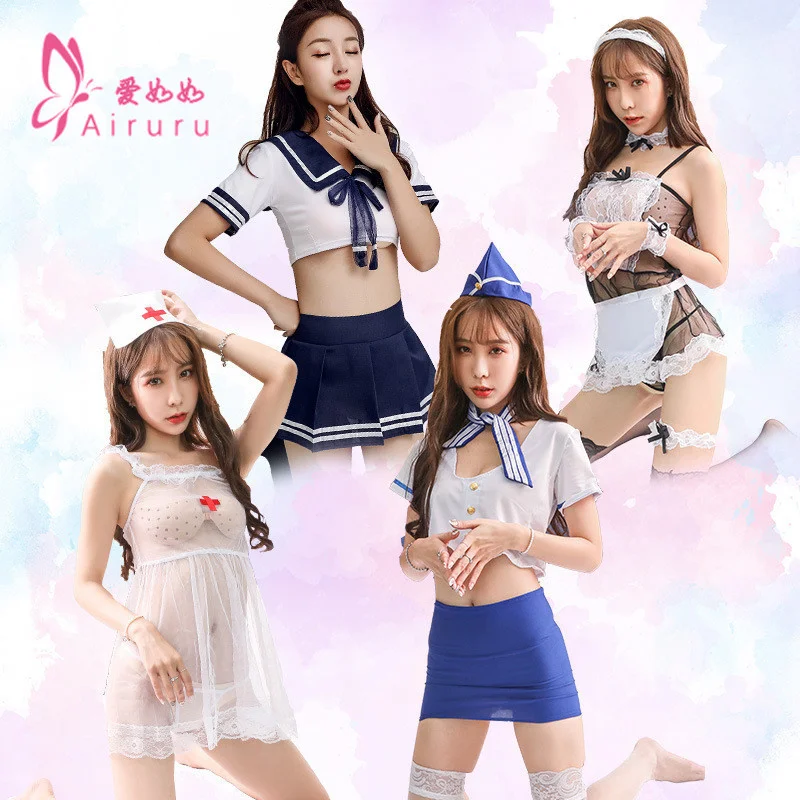 Sexy underwear student dress maid nurse stewardess uniform role play perspective sexy suit
Sexy underwear student dress maid nurse stewardess uniform role play perspective sexy suit