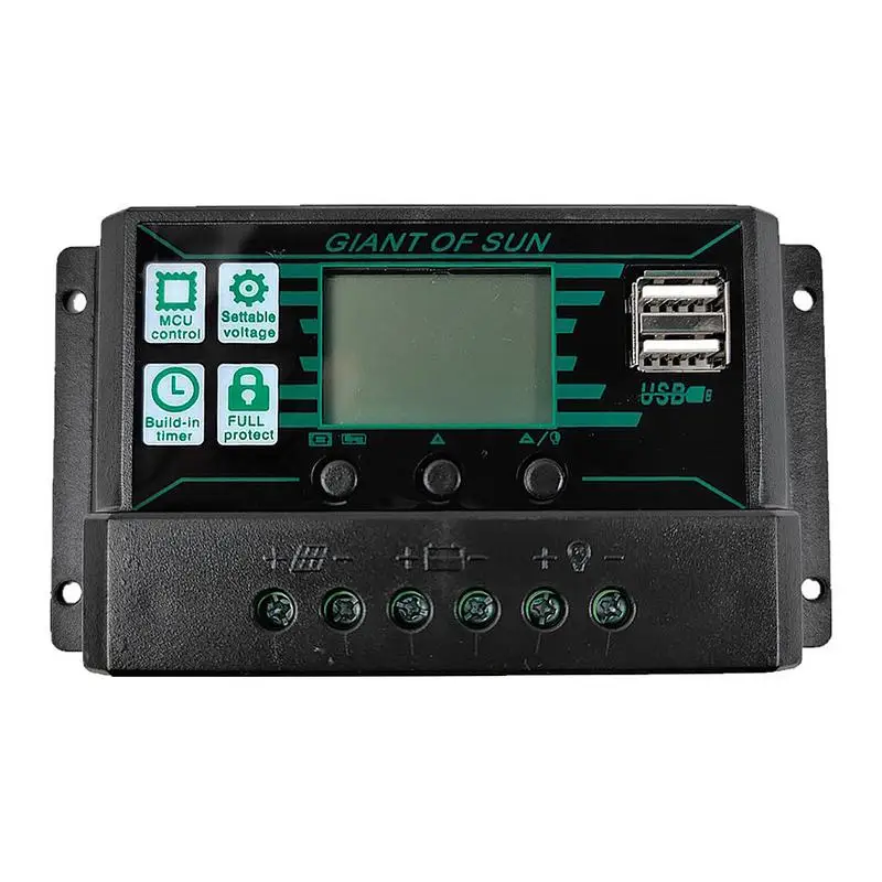 Solar Charge Controller MPPT PWM 2-in-1 Solar Power Charge Regulator 12V24V Solar Panel Battery Intelligent Regulator With Dual
Solar Charge Controller MPPT PWM 2-in-1 Solar Power Charge Regulator 12V24V Solar Panel Battery Intelligent Regulator With Dual
