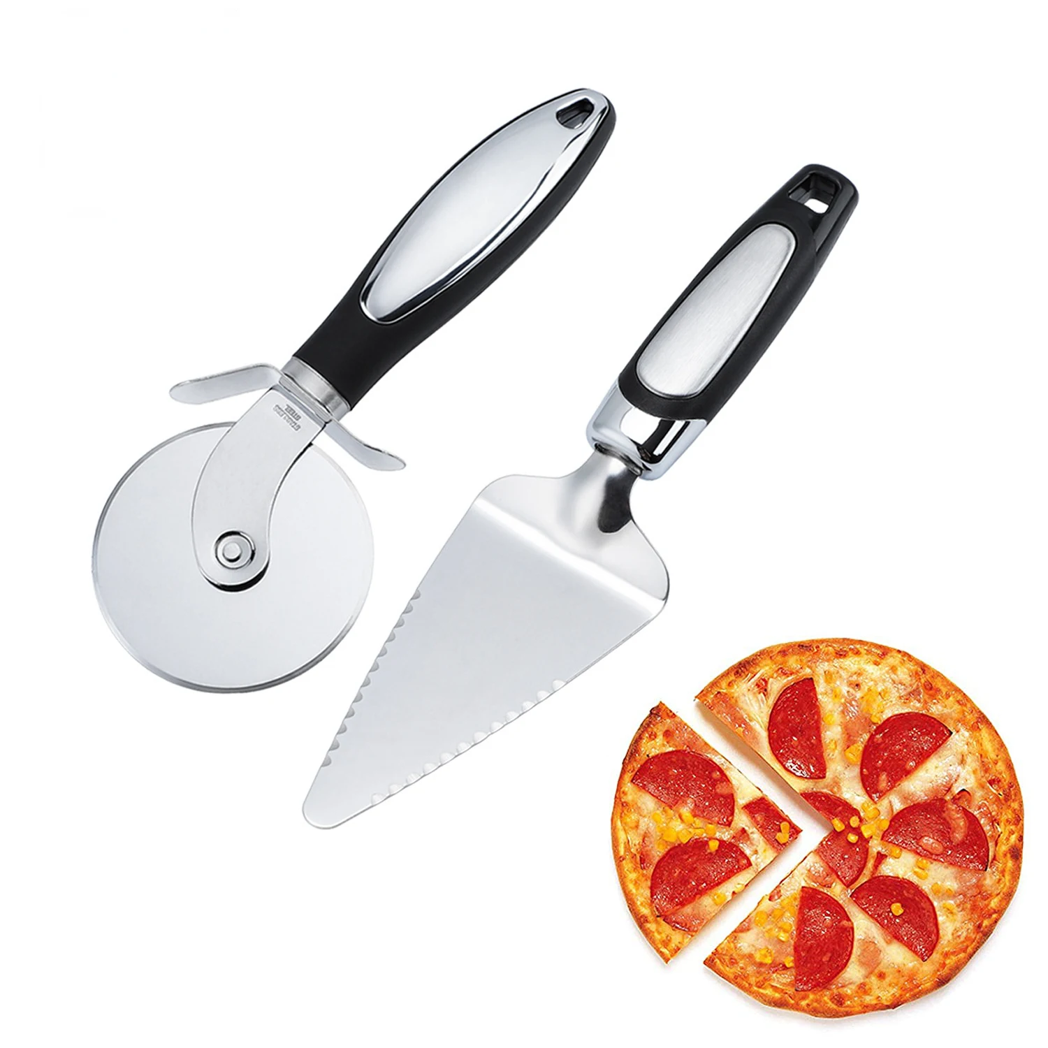 Stainless Steel Pizza Single Wheel Cut Tools Pizza Shovel Household Pizza Knife Cake Tools Wheel Use for Waffle Cookies
Stainless Steel Pizza Single Wheel Cut Tools Pizza Shovel Household Pizza Knife Cake Tools Wheel Use for Waffle Cookies
