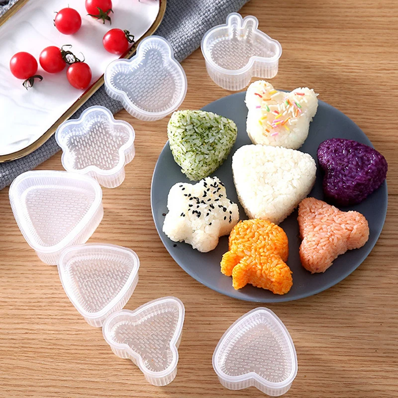 1PC Sushi Mold Kitchen Accessories Triangular Animal Flowers Rice Ball Food Press Japanese Cook Gadget Sandwich Onigiri Mold
1PC Sushi Mold Kitchen Accessories Triangular Animal Flowers Rice Ball Food Press Japanese Cook Gadget Sandwich Onigiri Mold