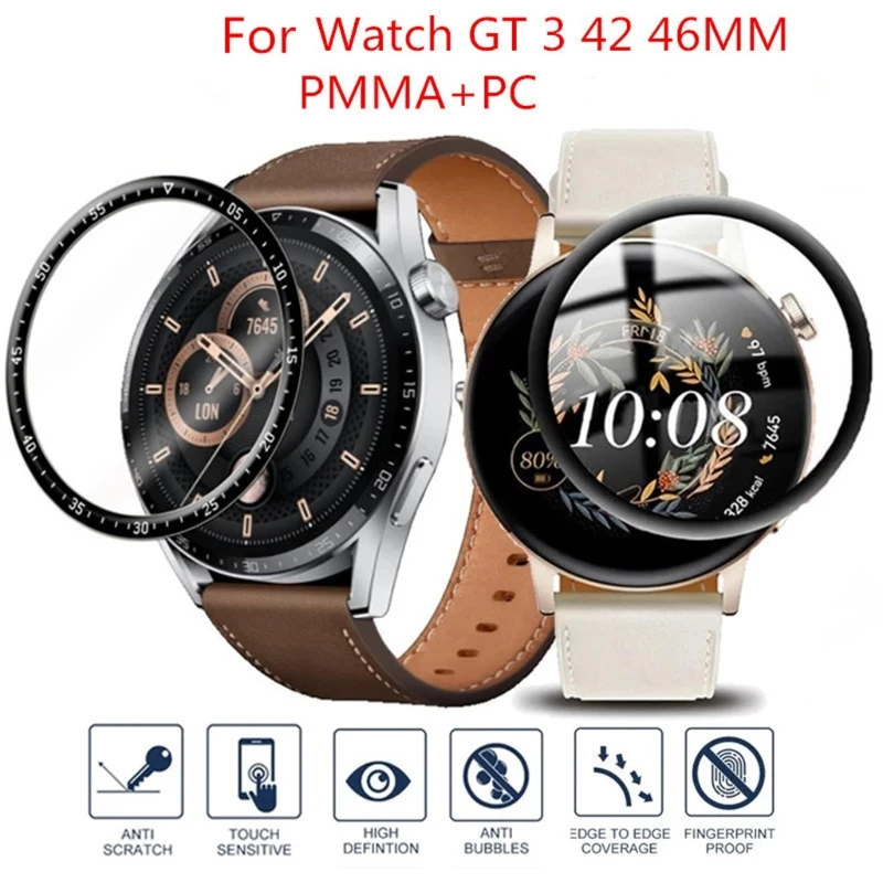 2pcs Protective Film for huawei-Watch GT3 42mm 46mm Curved Soft Fibre Smartwatch Full Screen Protector Accessorie Not Gl 24BB
2pcs Protective Film for huawei-Watch GT3 42mm 46mm Curved Soft Fibre Smartwatch Full Screen Protector Accessorie Not Gl 24BB
