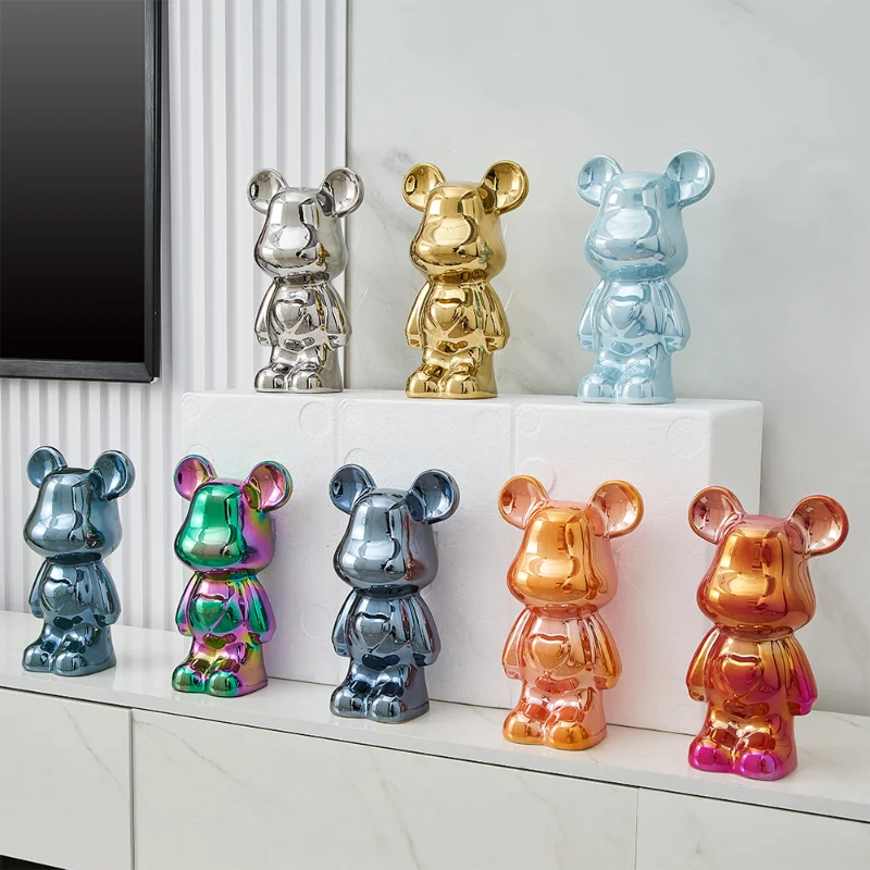 Nordic Home Living Room Decoration Desk Accessories Figurines for Interior Colorful Ceramic Bear Sculpture and Statue Piggy Bank
Nordic Home Living Room Decoration Desk Accessories Figurines for Interior Colorful Ceramic Bear Sculpture and Statue Piggy Bank