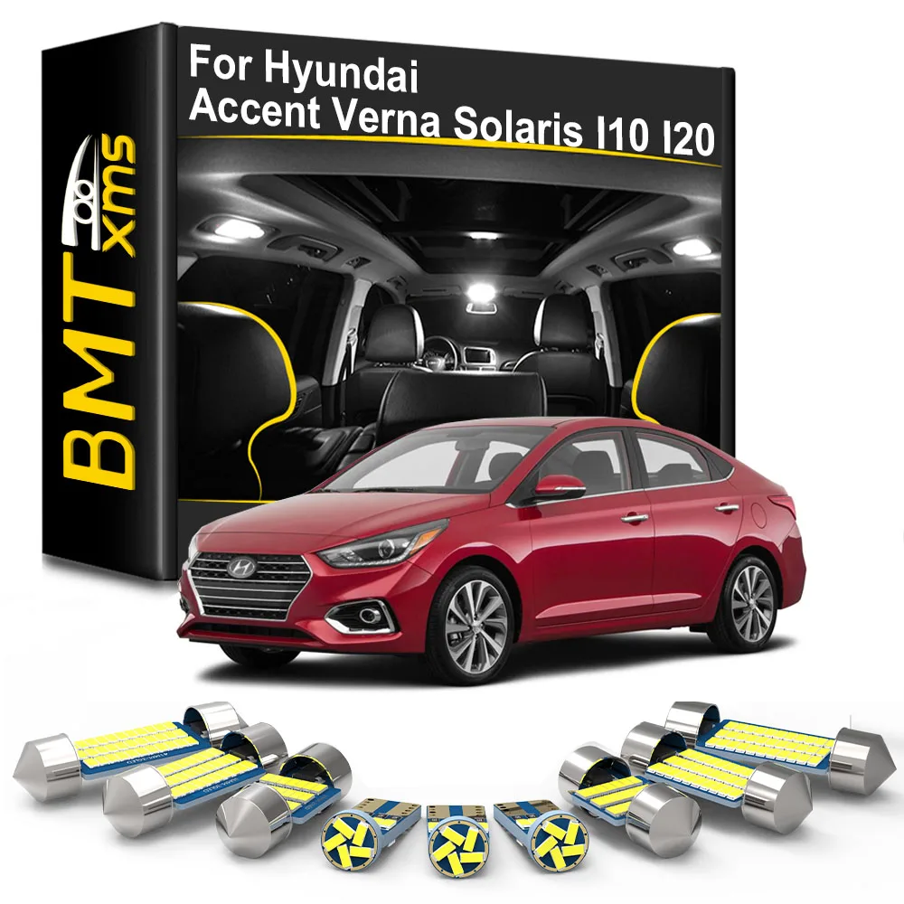 BMTxms For Hyundai I10 I20 Getz Click Reina HB20 Accent Verna Solaris 2016 2017 2018 2019 2020 2021 Canbus LED Interior Light
BMTxms For Hyundai I10 I20 Getz Click Reina HB20 Accent Verna Solaris 2016 2017 2018 2019 2020 2021 Canbus LED Interior Light
